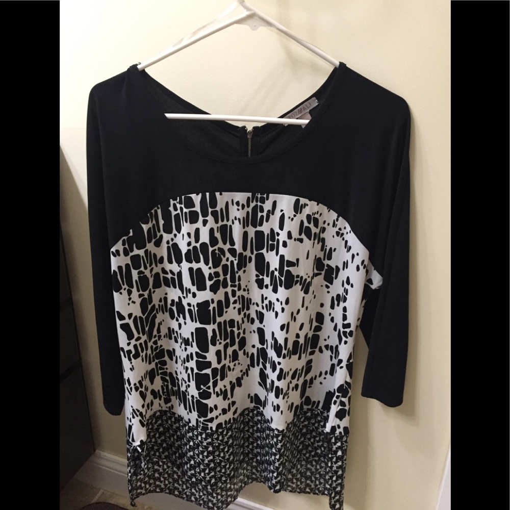 Roz & Ali hi low jersey shirt